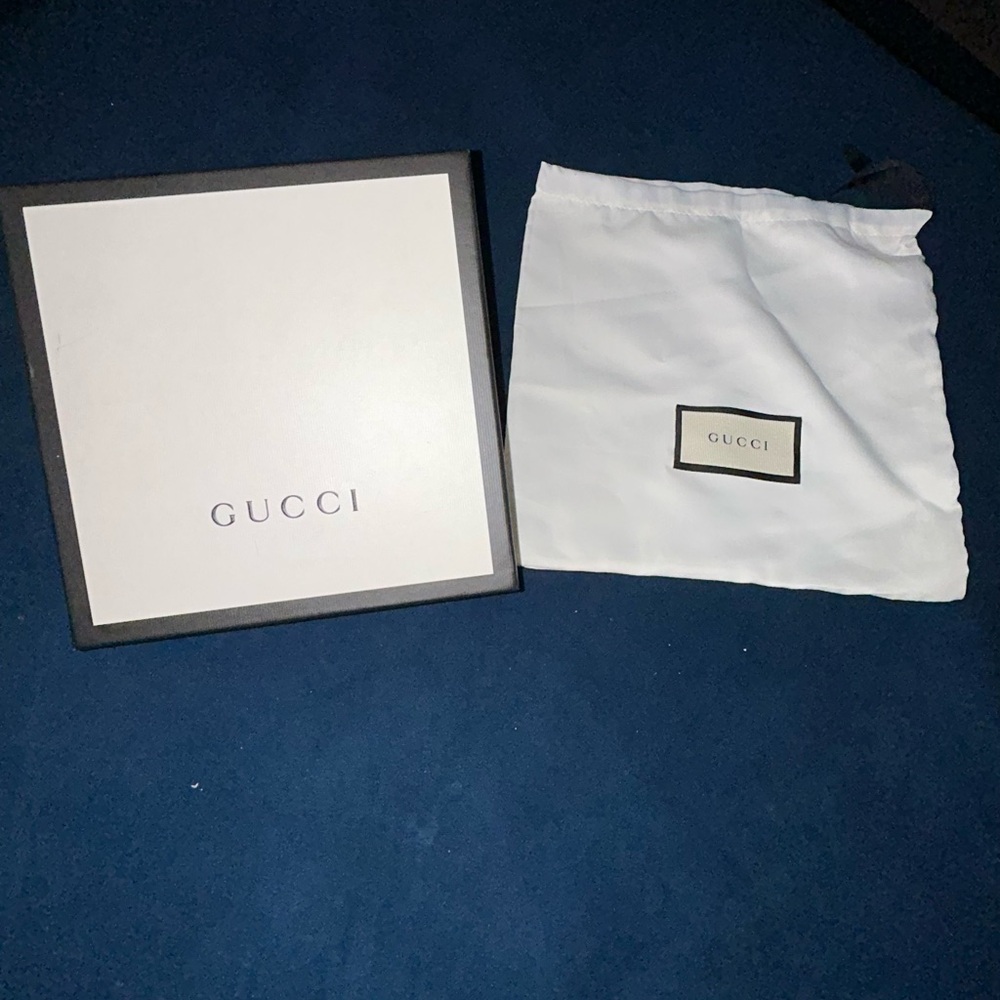 Gucci White Box and Dust Bag